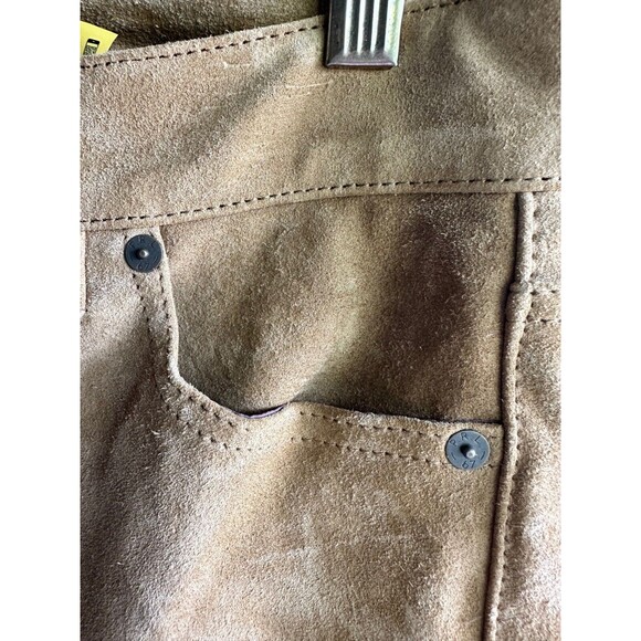 NWT $1298 POLO RALPH LAUREN WOMEN'S LEATHER Pants sz 4 100% COW LEATHER - Picture 5 of 15